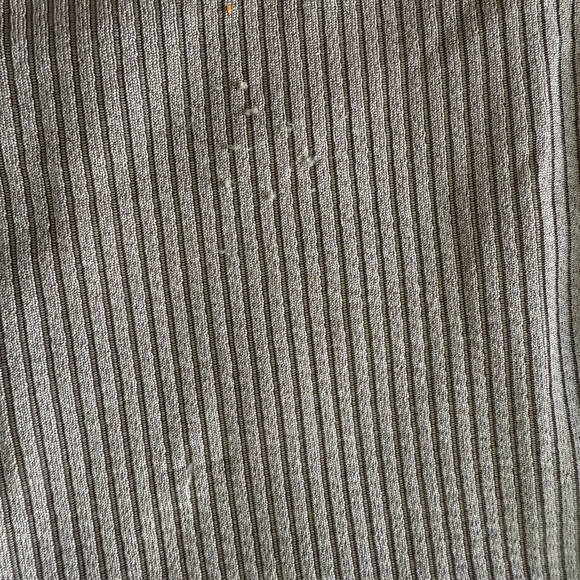 Ribbed Tank Top and Shorts Set in Mocha, Size Large - Picture 4 of 9